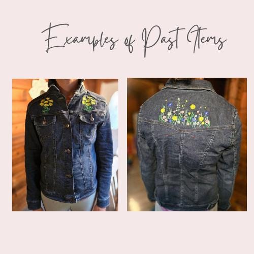 Send in Service Machine Embroidery: Mail Me Your Item!