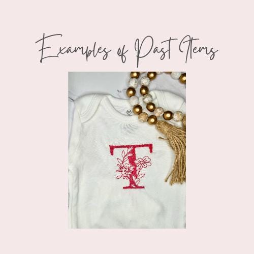 Send in Service Machine Embroidery: Mail Me Your Item!