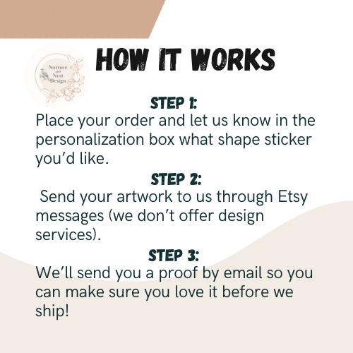 Custom Logo Vinyl Stickers: Die Cut, Water-Resistant Personalized Decals