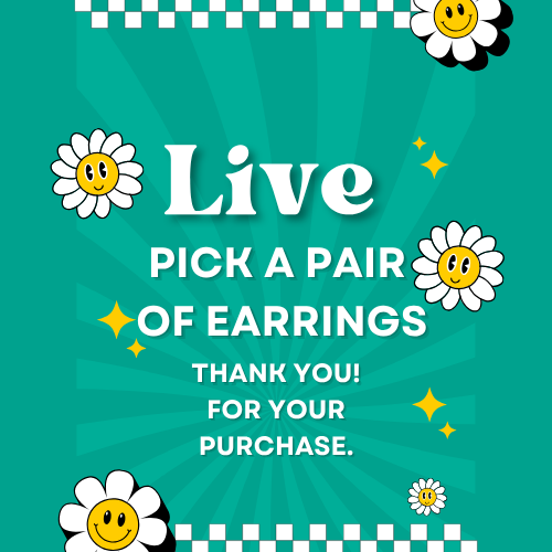 TikTok Live Claim – Custom Earrings